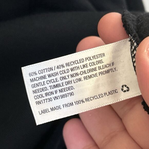 Wild Fable Women’s Black Cropped Hoodie Drawstring Raw Hem Pullover Size 3X NWT - Picture 6 of 16